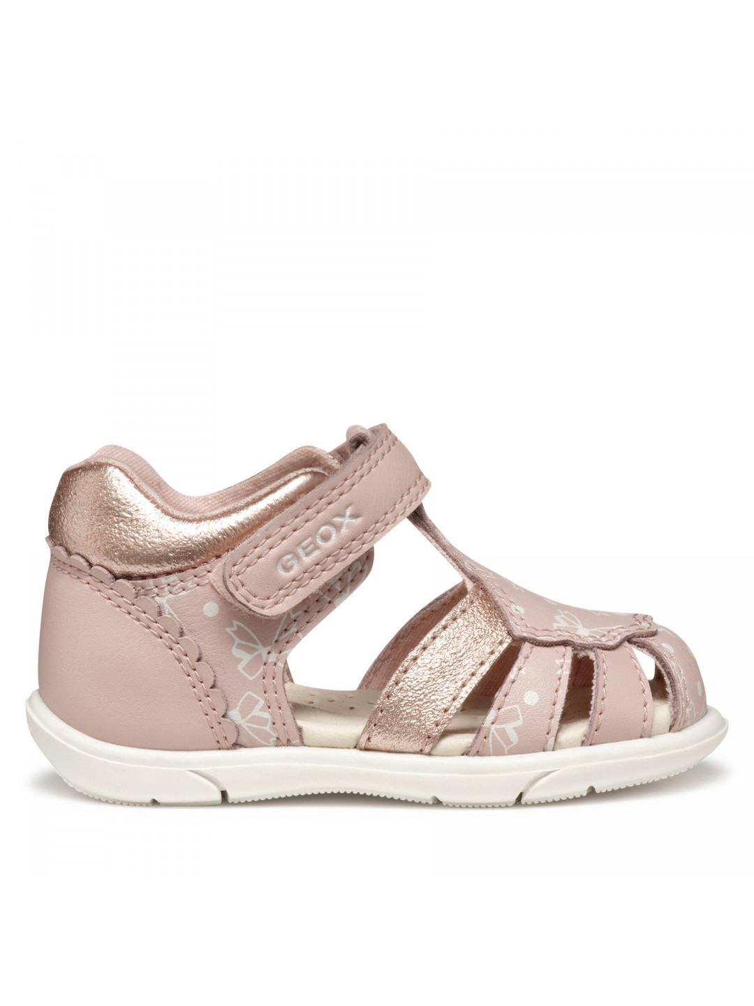 Sandály Geox B Sandal Zapito B556FA 000BC C8172 Růžová